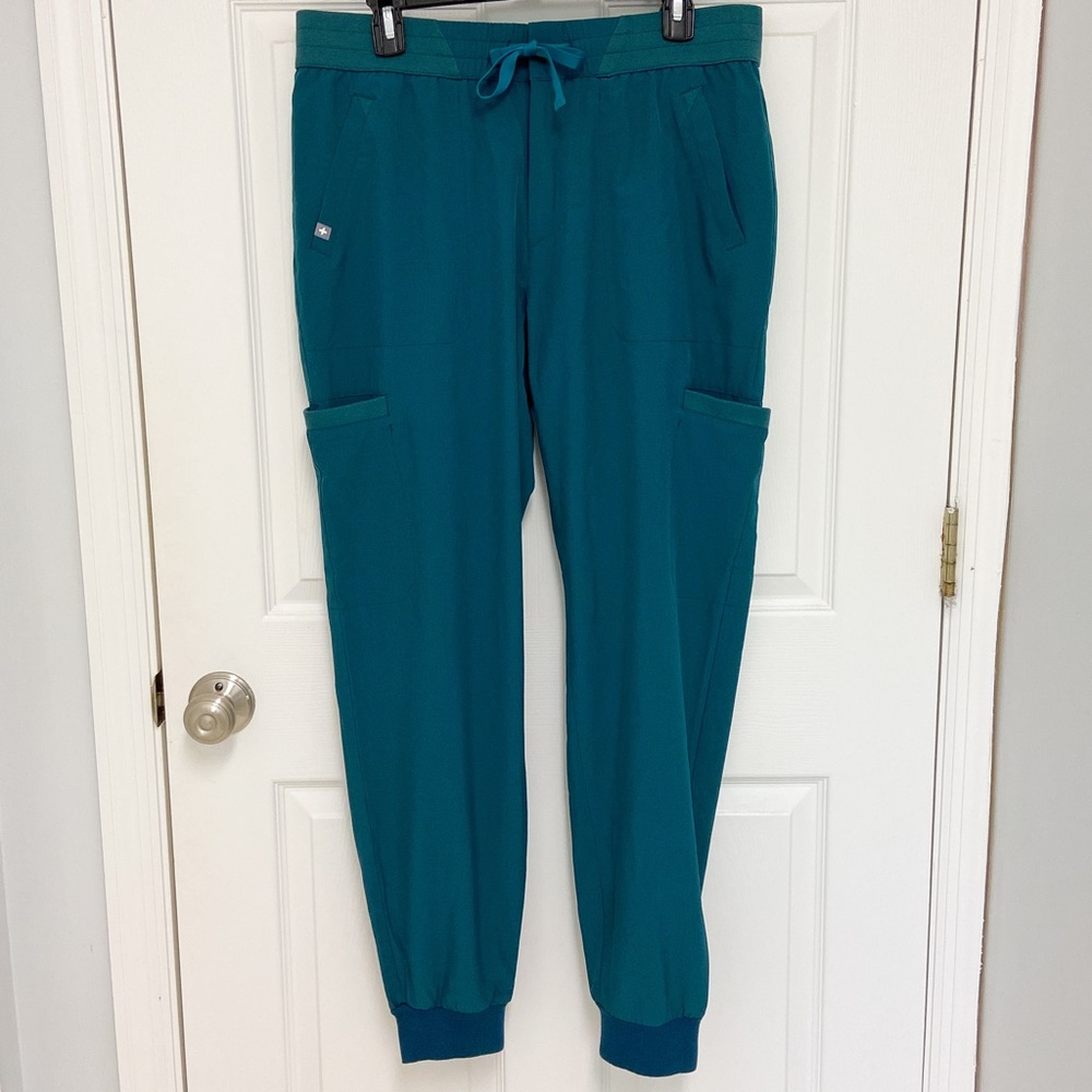 Mens Figs Scrub Pants Technical Collection Size Large Teal